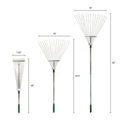 Professional Telescopic Rake Heavy Duty Folding Rake Expandable With Multiple Heights -Gardening Tools Shop 31cceO2IFtL