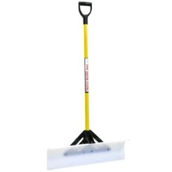 The 30″ Snow Plow Shovel Pusher 50530 With D-Grip Style Fiberglass Handle