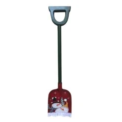 E-view Christmas Decor Decorative Snow Shovels With Snowman Santa Pattern, 23″ Mini Shovel Xmas Holiday Decoration For Home Yard Porch Lawn Indoor Outdoor Garden Digger