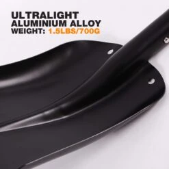 REDCAMP Aluminum Lightweight Snow Shovel For Car Emergency, 21″-32″ Durable Compact Collapsible Snowboard Shovel,Gold,Black And Red -Gardening Tools Shop 61VqRn2ospL