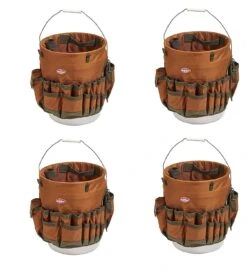 Bucket Boss The Bucketeer Bucket Tool Organizer In Brown, 10030 (Pack Of 4)