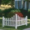 Country Corner Vinyl Picket Fence -Gardening Tools Shop 8593637 01v country corner vinyl picket fence new england white
