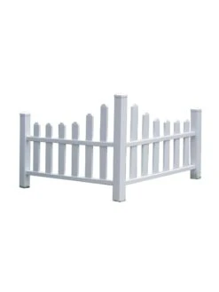 Country Corner Vinyl Picket Fence -Gardening Tools Shop 8593637 02v