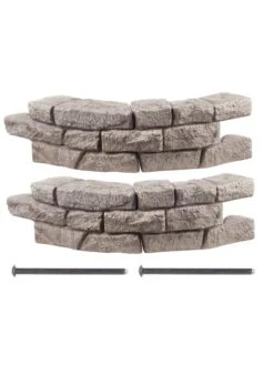Rock Lock Interlocking Garden System, Curved Sets -Gardening Tools Shop 8598737 01V 3 4