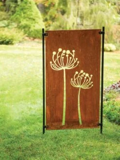 Queen Anne's Lace Corten Steel Screen -Gardening Tools Shop 8609526 00526 tif