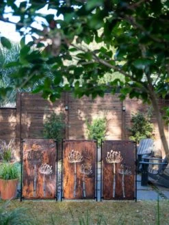 Queen Anne's Lace Corten Steel Screen -Gardening Tools Shop 8609526 6301 tif