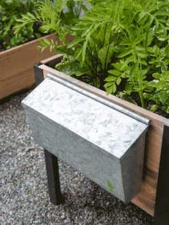 Galvanized Garden Tool Storage Box -Gardening Tools Shop 8610811 GalvanizedToolStorageBox gif