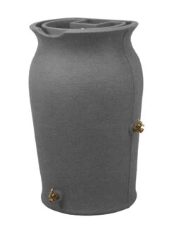 Gardening Tools Shop -Gardening Tools Shop 8612300 01v impressions amphora 50 gallon rain saver barrel dark granite