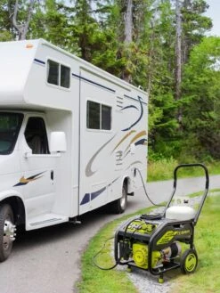 Sun Joe® 4,100/3,300-Running Watt Propane Powered Portable Generator W/24VBattery Starter -Gardening Tools Shop 8612525 07v