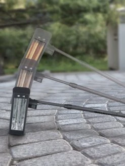 Sun Joe® 1500W Elec. Infrared OD Patio Heater, Adjust Ht. Range, W/Wall Bracket & Cover -Gardening Tools Shop 8612532 08v