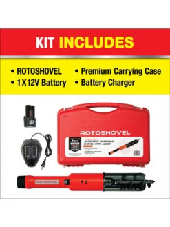 Rotoshovel Battery-Operated Garden Auger -Gardening Tools Shop 8612719 07v