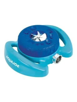 Aqua Joe® AJ-TSSBM Indestructible 9-Pattern Metal Turret Sprinkler -Gardening Tools Shop 8612869 02v