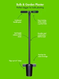 Yard Butler® Long Handled Bulb Planter -Gardening Tools Shop 8613157 03v