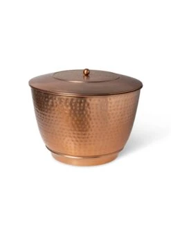 Hammered Copper Hose Pot With Lid -Gardening Tools Shop 8613311 5815