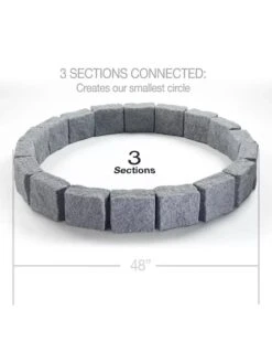 Beuta™ 6-Block Edging Section, 4 Pack -Gardening Tools Shop 8614155 04V 3 4