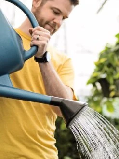 French Blue Watering Can -Gardening Tools Shop ChrisAhrensSquare 0118 tif