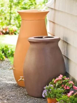 Rainwater Urn, 50 Gallon -Gardening Tools Shop GS38683 02 tif 1